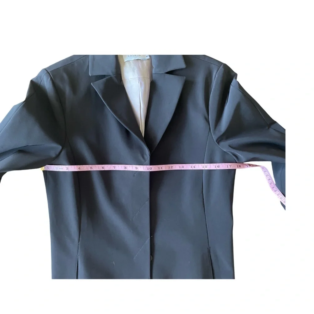 Kasada Black Blazer Jacket Size 6